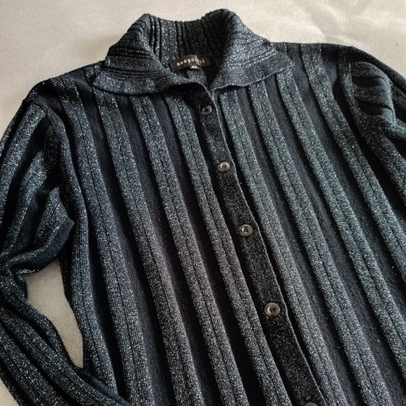 M🍁Vintage Knit Black Cardigan & Top/Blouse - Picture 7 of 8